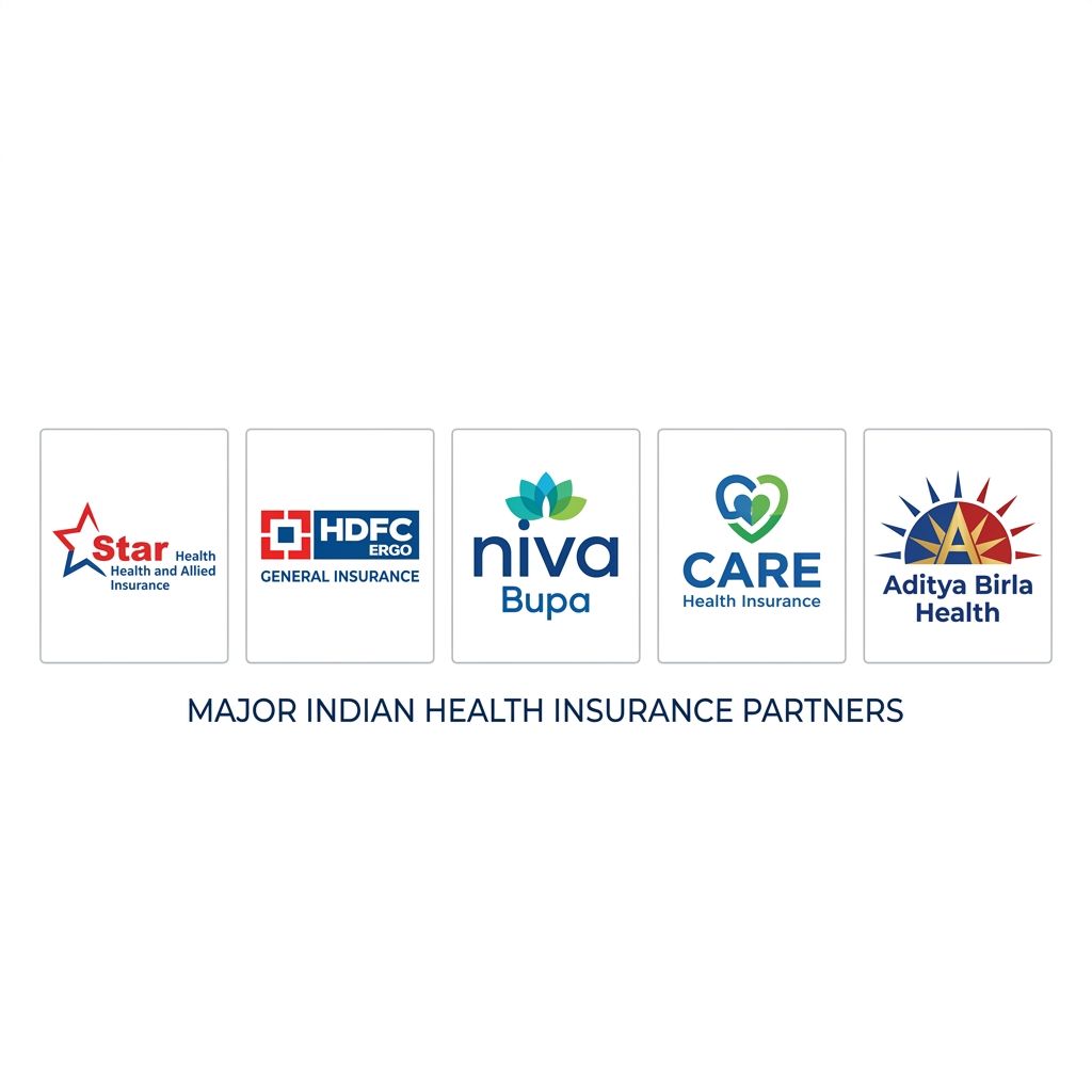 Star Health, HDFC Ergo, Niva Bupa, Care Health, Aditya Birla Cashless Insurance Partners